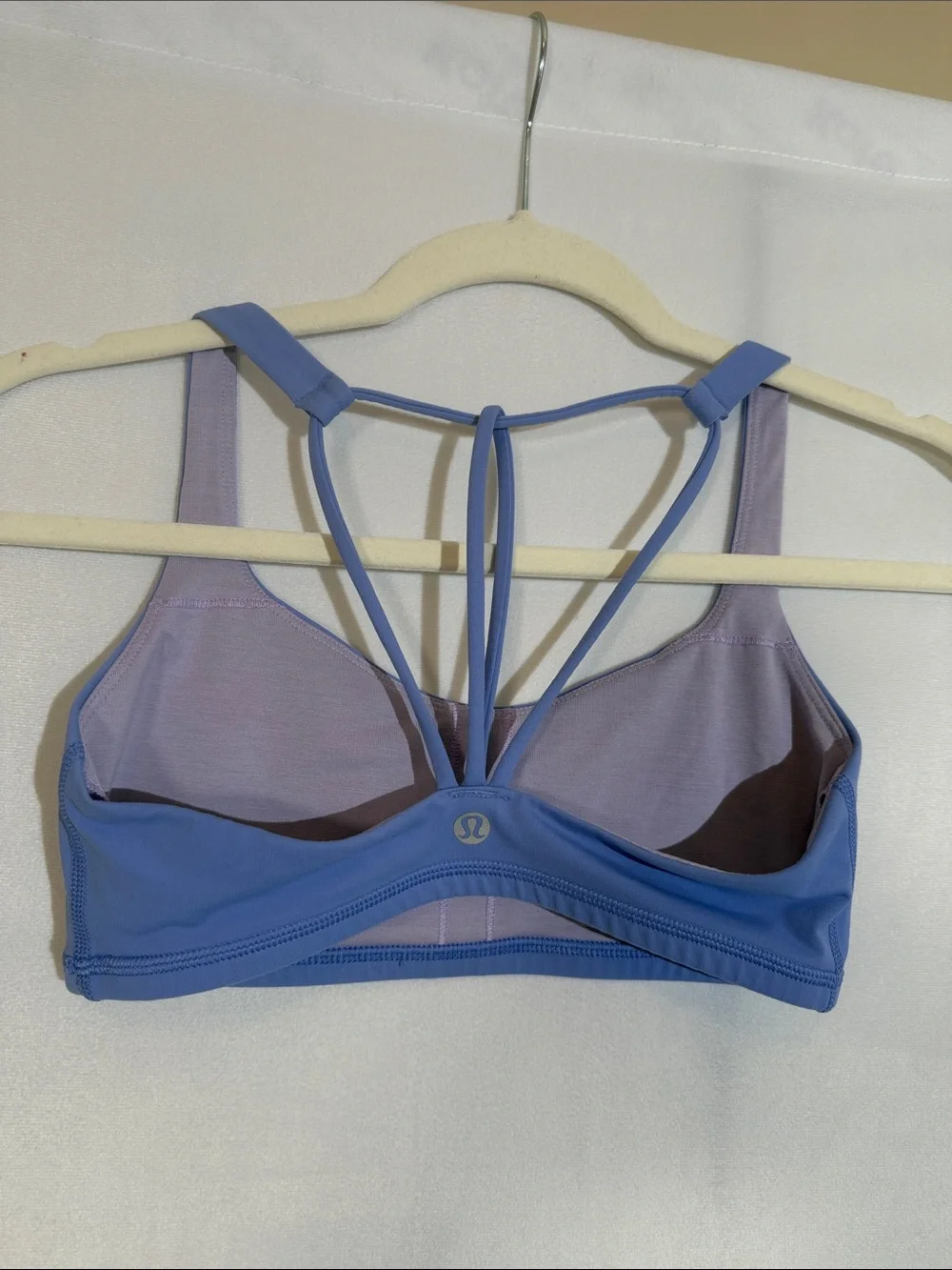 Lululemon Sports Bra Size 4 Blue Color Light Support
